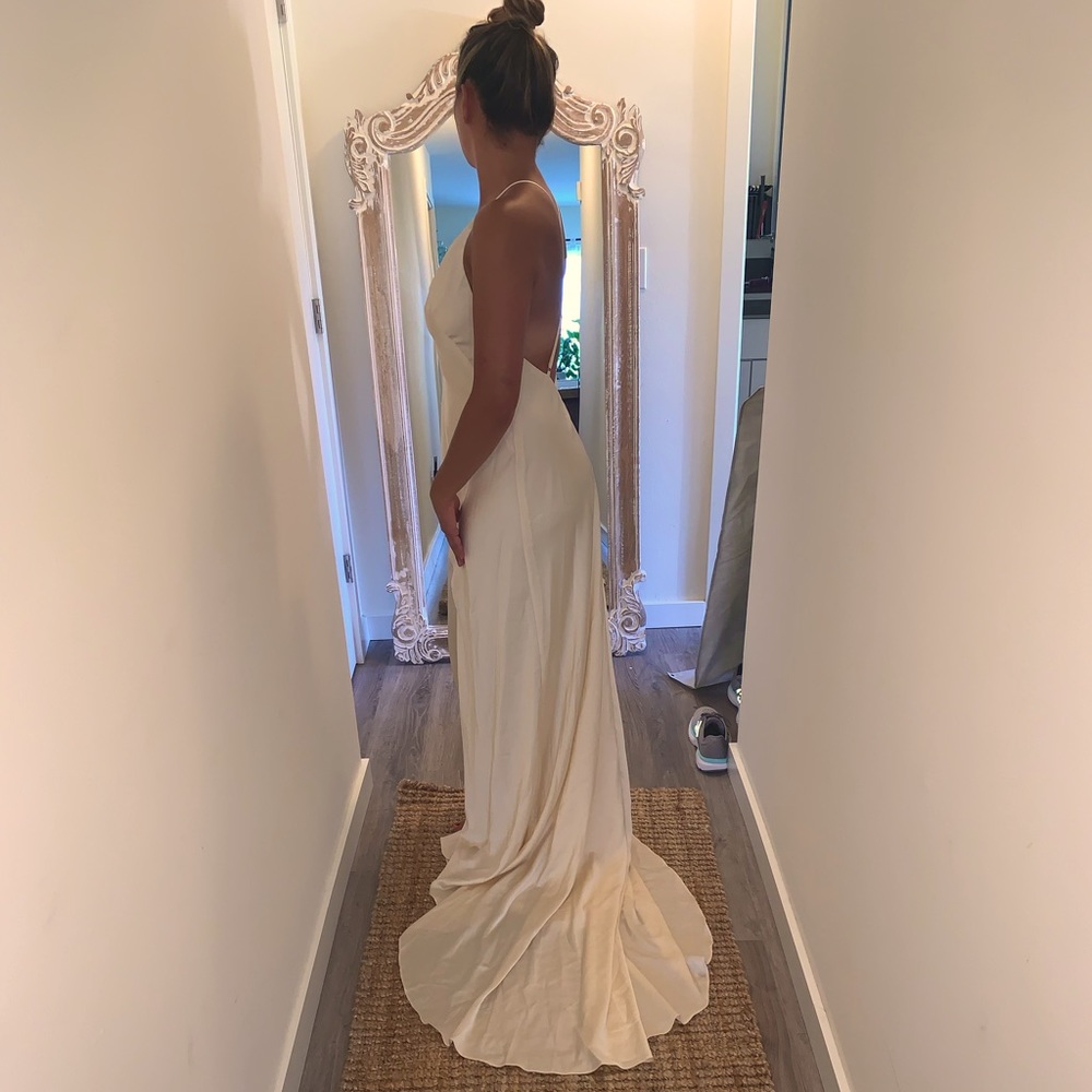 ASOS slip bridal dress, size 10